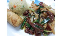 # 0.Weekly Lunch Specials : Mongolian Trio (adjustable spice)